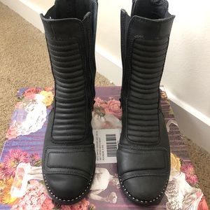 Free People Jeffery Campbell Moto Boots